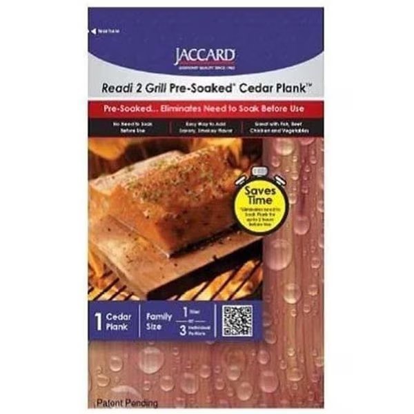 Jaccard 201403 Ready 2 Grill Cedar Planks Large - Per 1, Jaccard, Mfr#: 201403